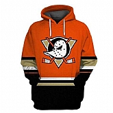 Ducks Orange Alternate All Stitched Hooded Sweatshirt,baseball caps,new era cap wholesale,wholesale hats